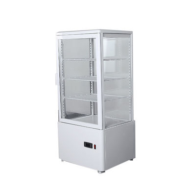 Toko Serba Ada Vertikal 4 Layar Datar Kaca Chiller Layar