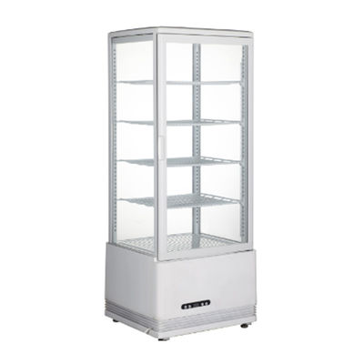 Cooler Display Meja Minuman 98L 4 Lapisan