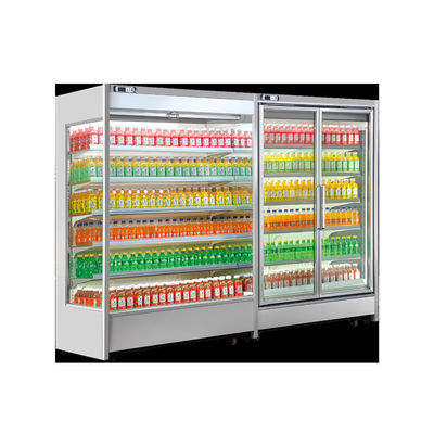 1000L Minuman Air Curtain Multideck Display Kulkas
